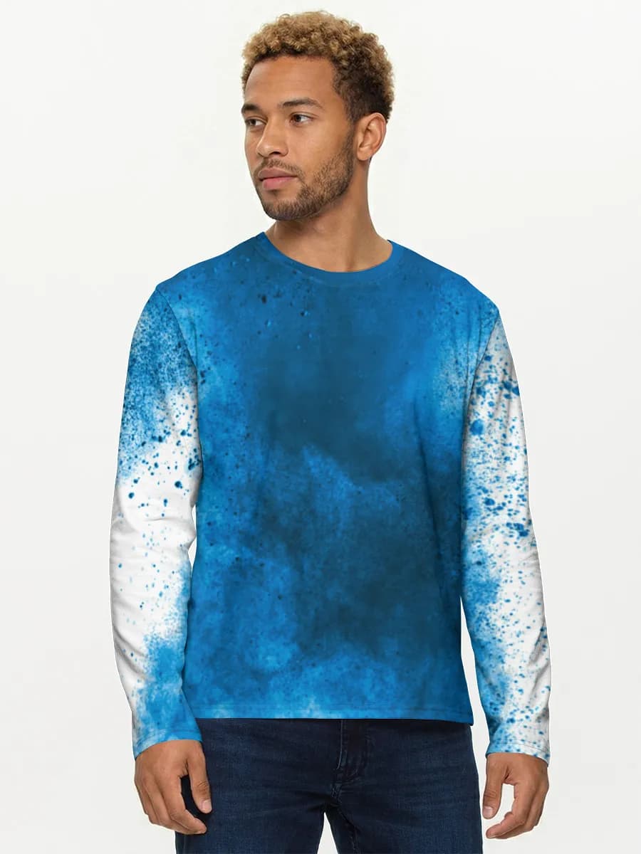 Men's cotton long sleeve shirt