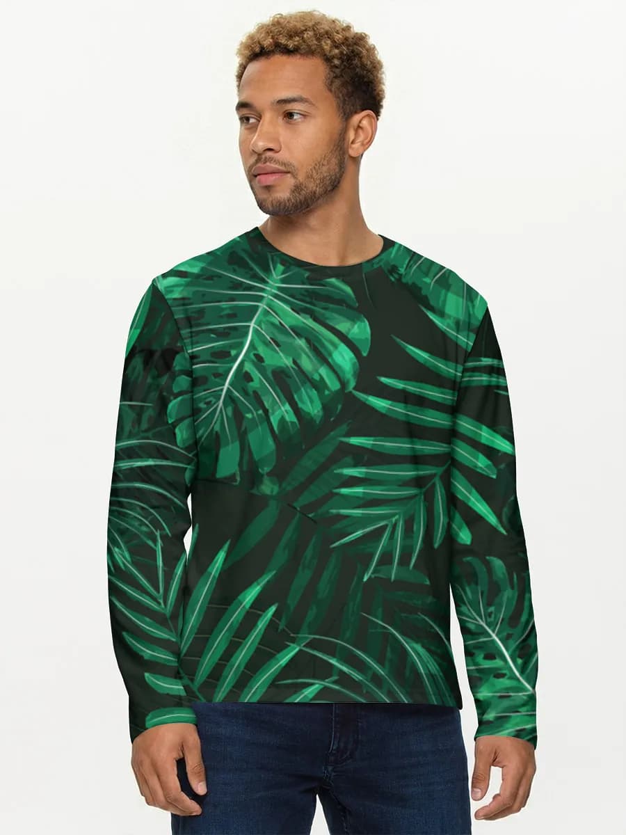 Men's cotton long sleeve shirt