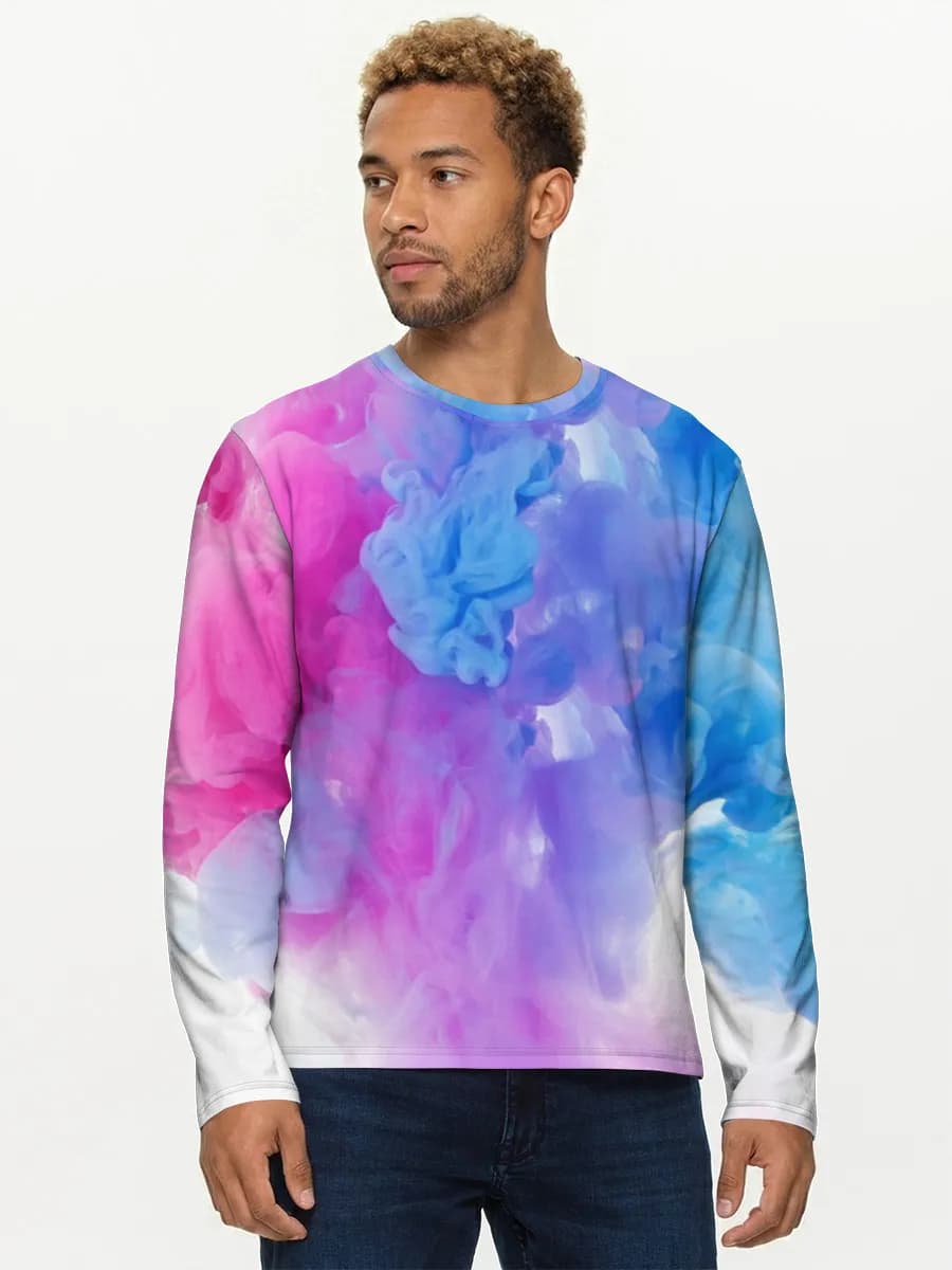 Men's cotton long sleeve shirt
