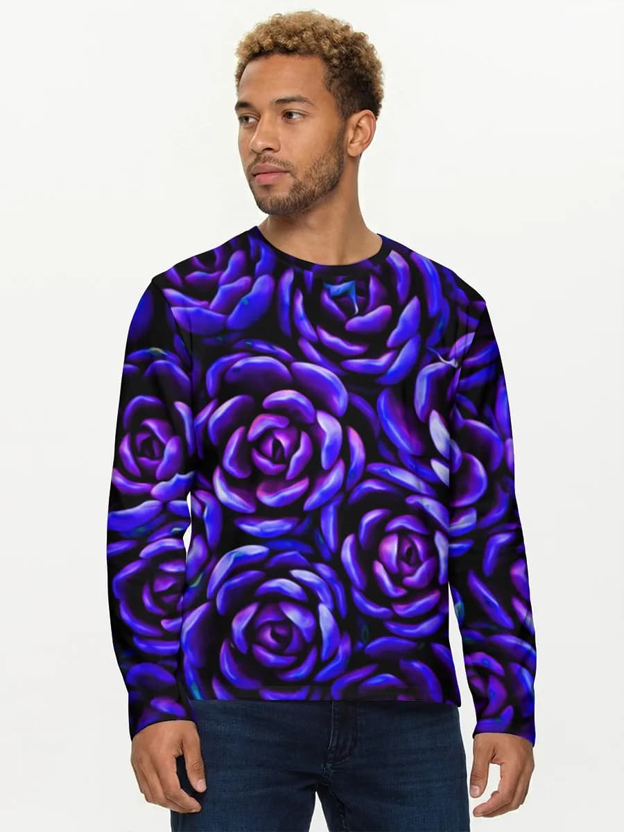 Camisa de manga larga de algodón para hombre