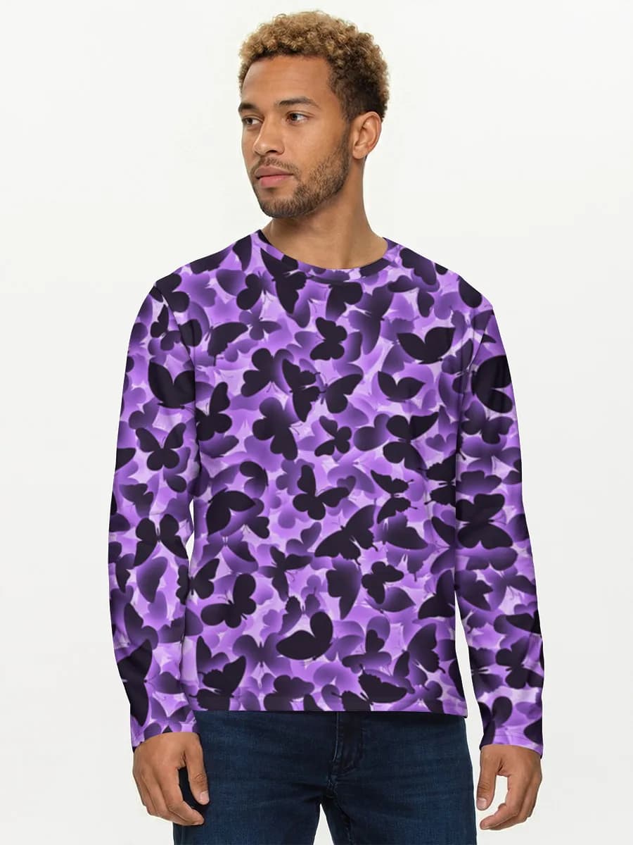 Men's cotton long sleeve shirt
