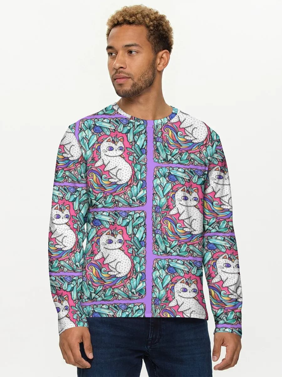 Camisa de manga larga de algodón para hombre