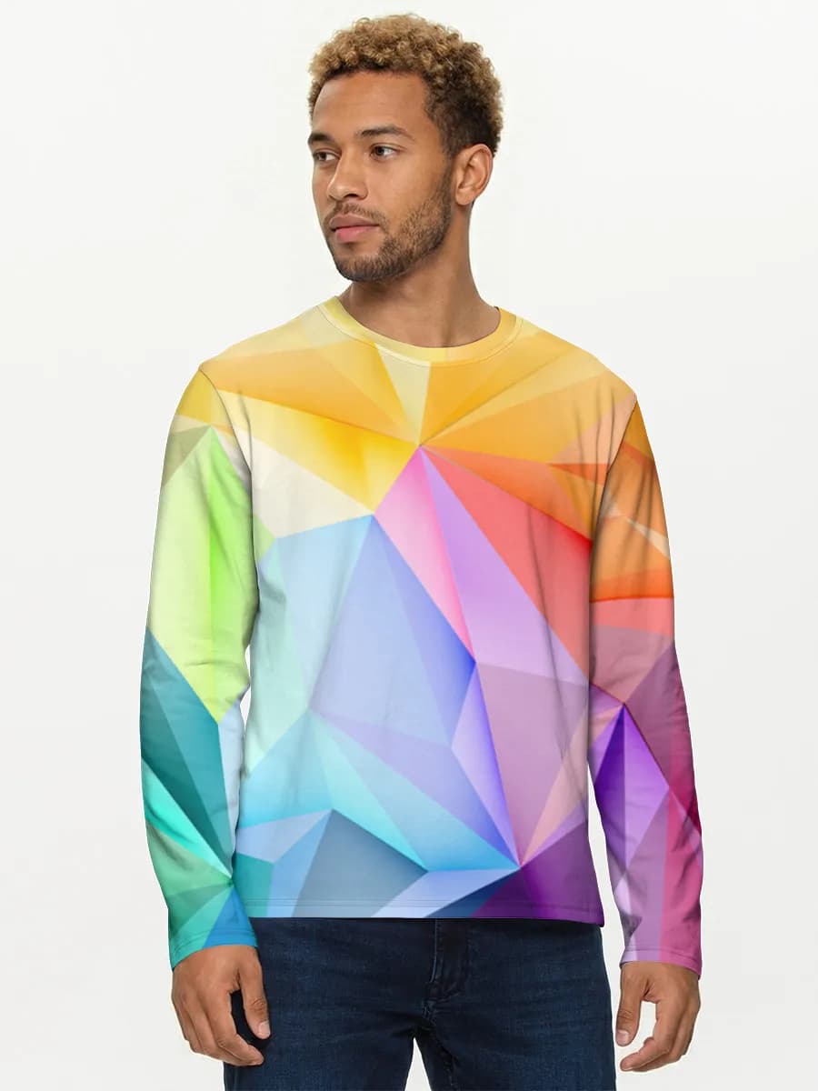 Men's cotton long sleeve shirt