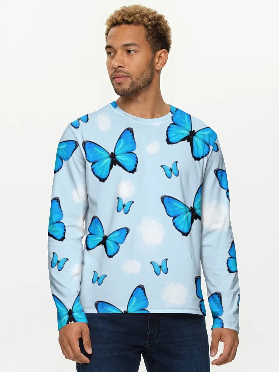 Men's cotton long sleeve shirt
