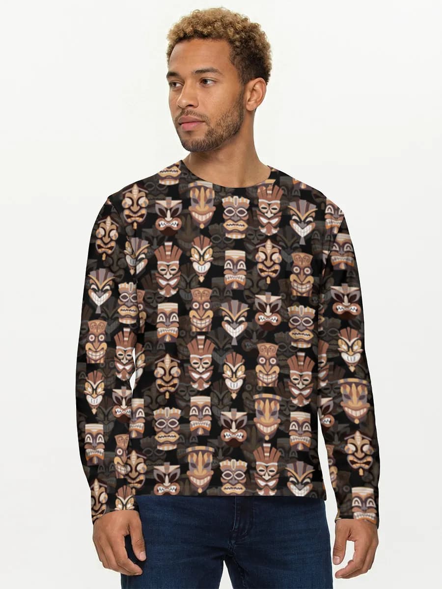 Men's cotton long sleeve shirt