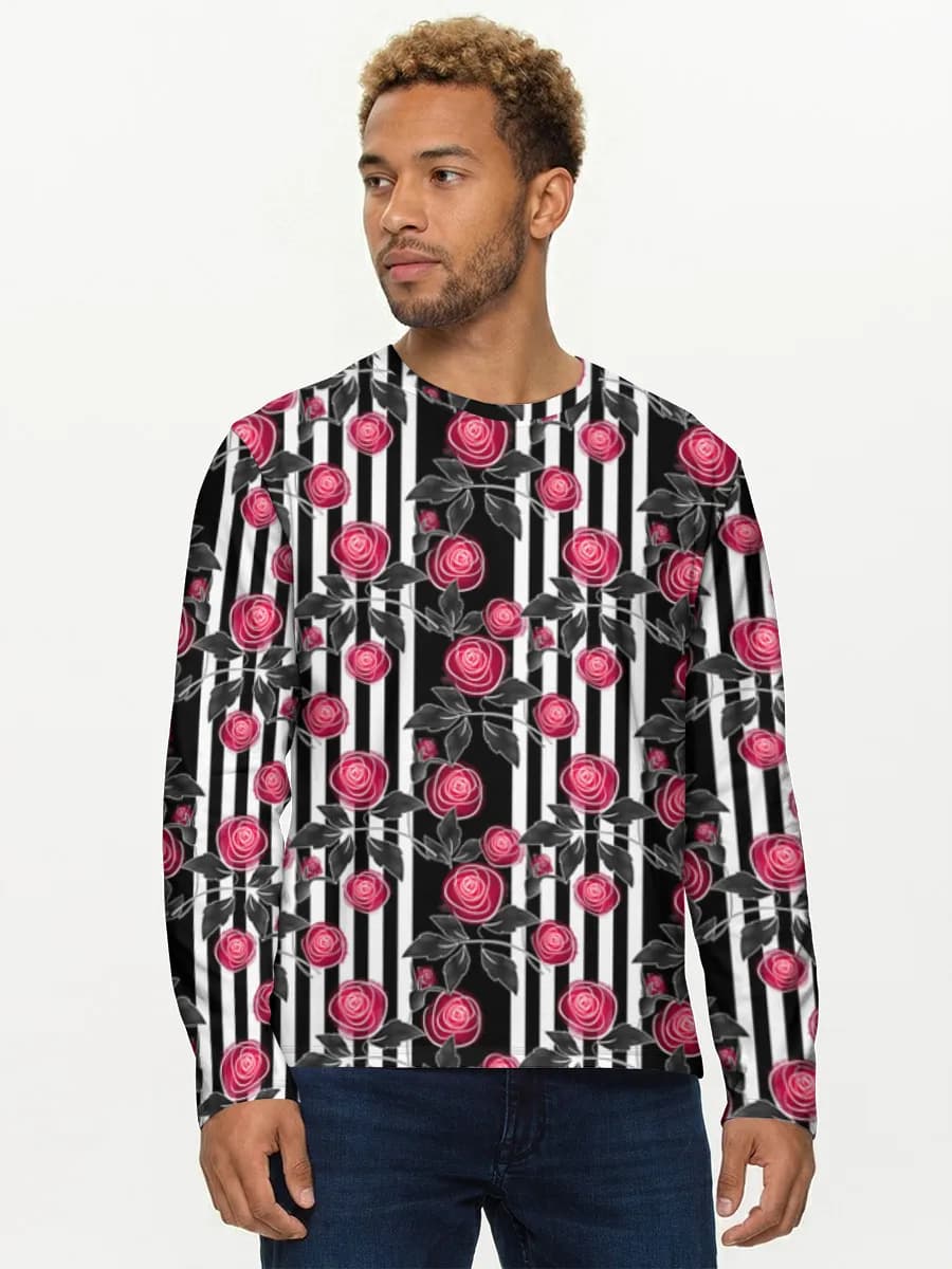 Men's cotton long sleeve shirt
