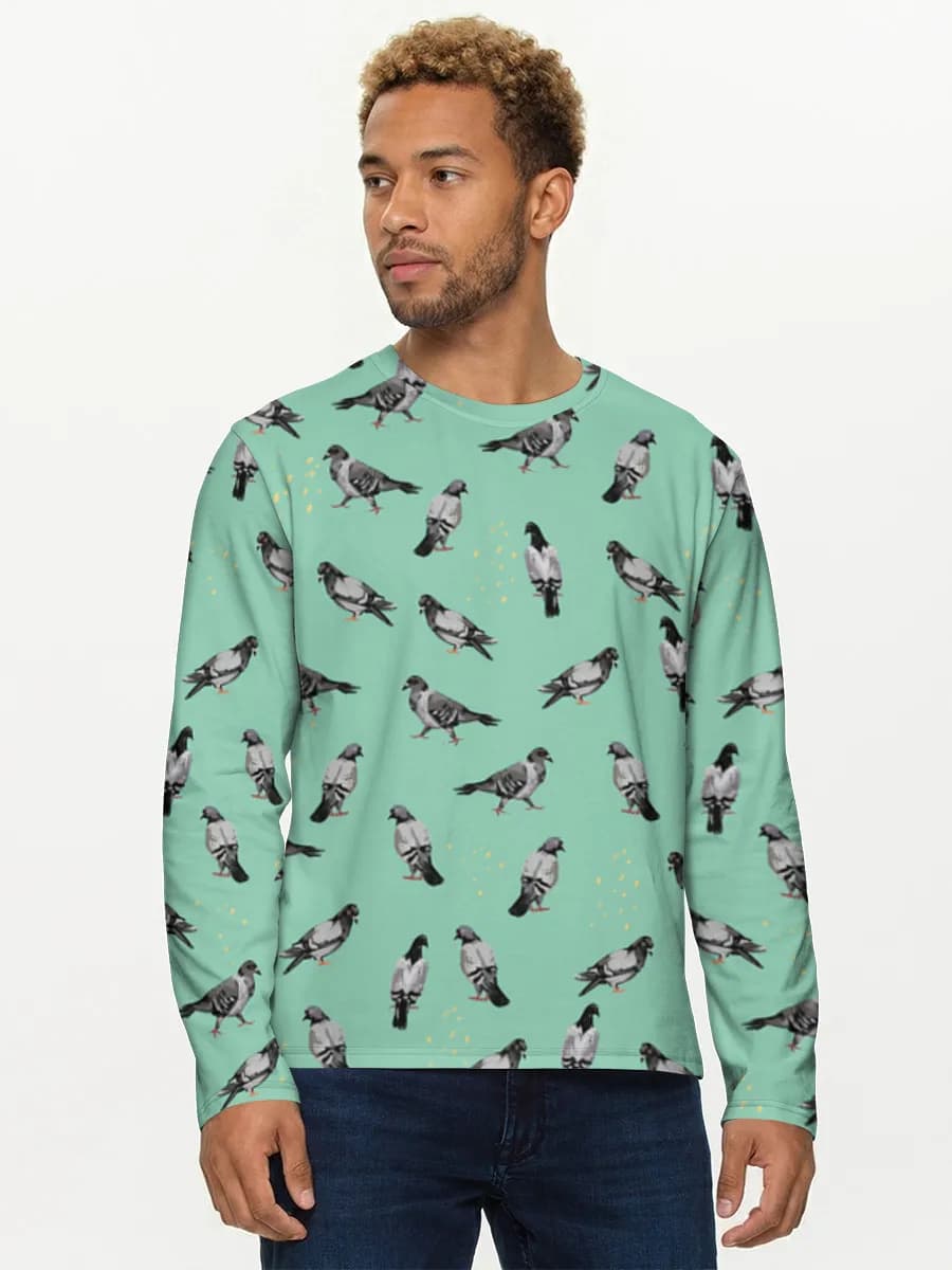 Men's cotton long sleeve shirt