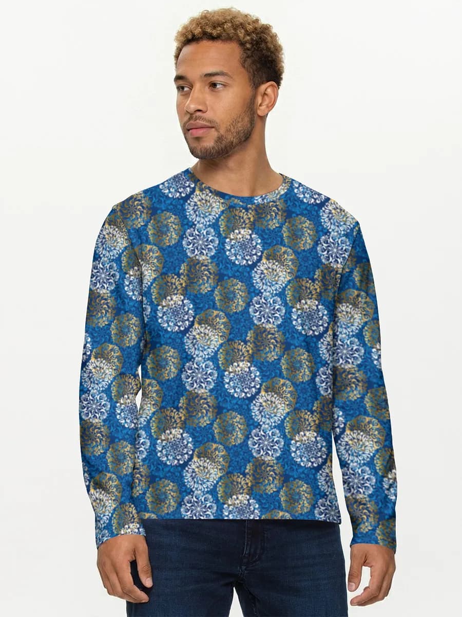 Men's cotton long sleeve shirt