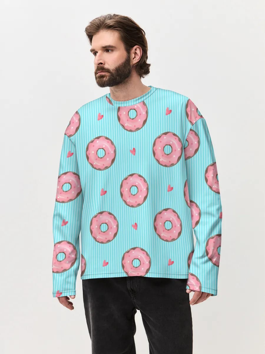 Pinke Donuts und Herzen