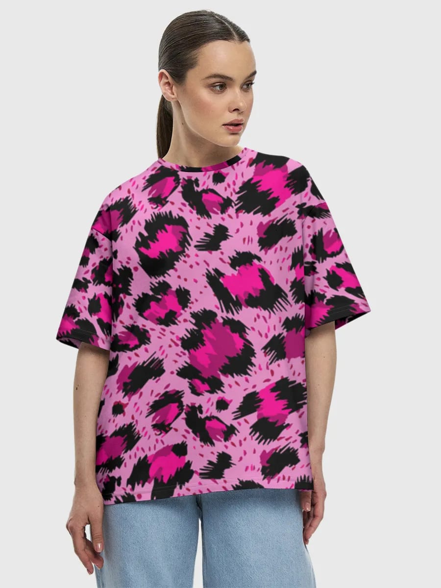 Hot Pink Leopardenmuster