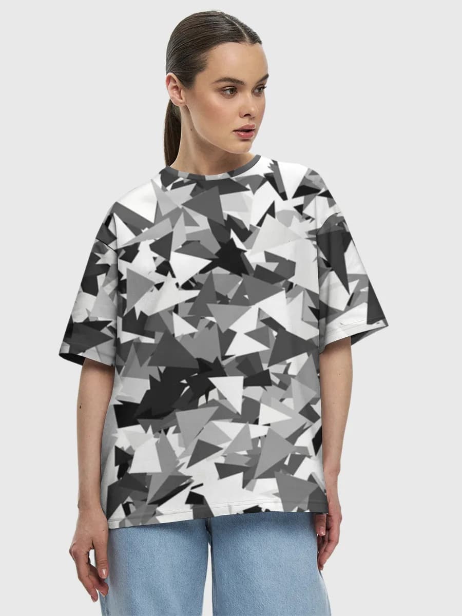 Women's oversized cotton T-shirt