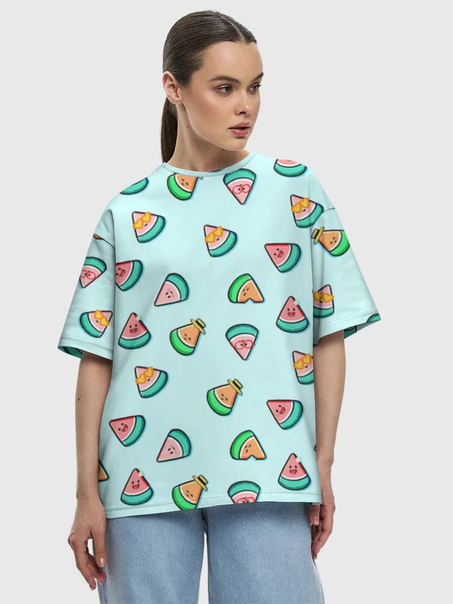 Rebanadas de sandía kawaii