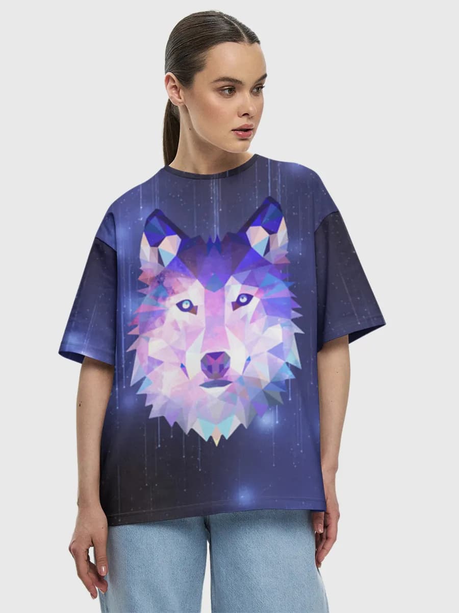 Women's oversized cotton T-shirt
