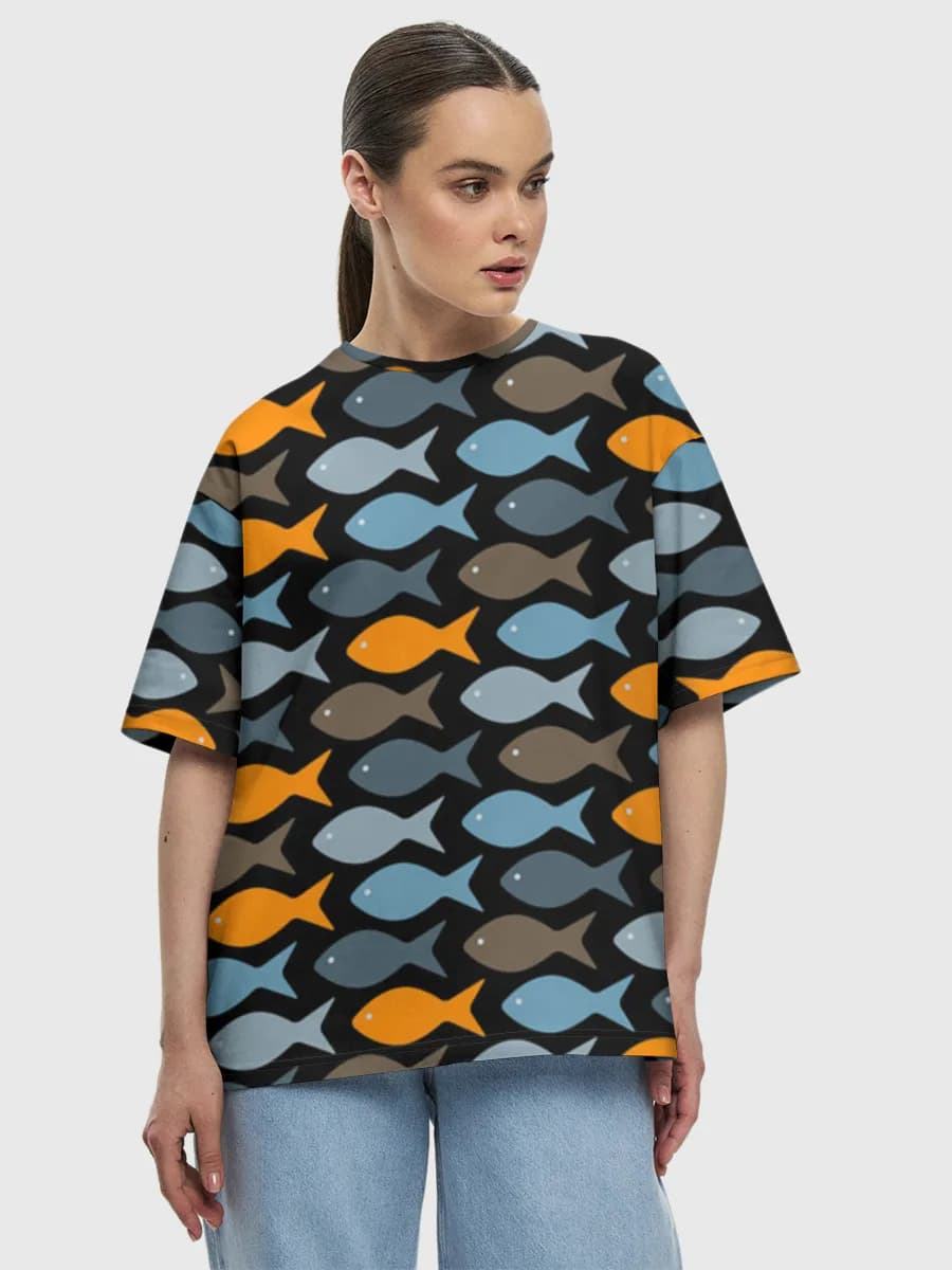 T-shirt Coton Oversize Femme