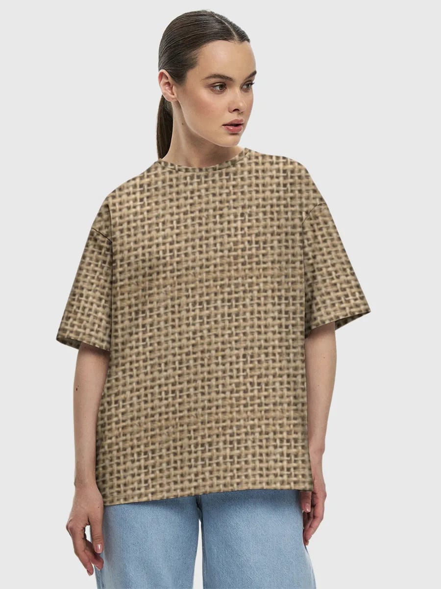 Rustikale Sackleinen-Stofftextur