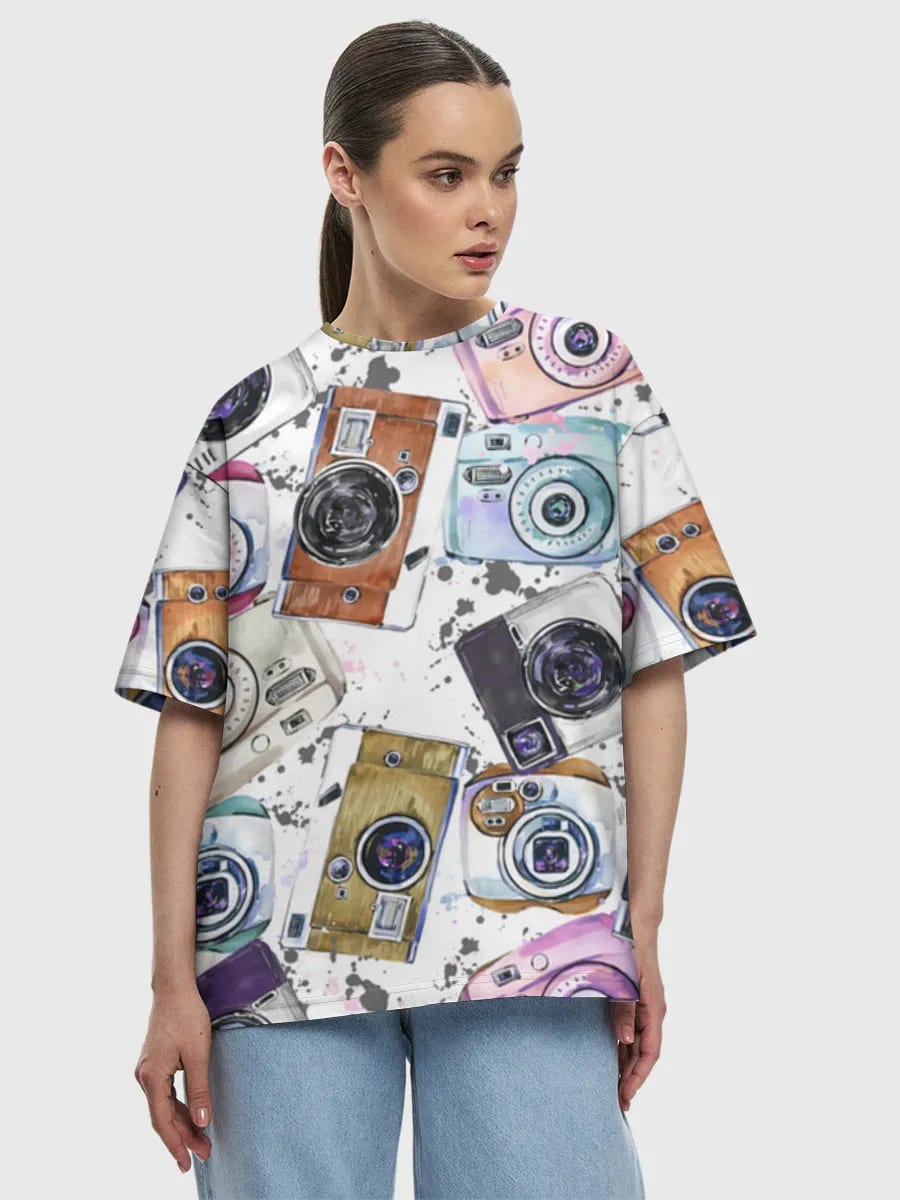 Watercolor Retro Cameras