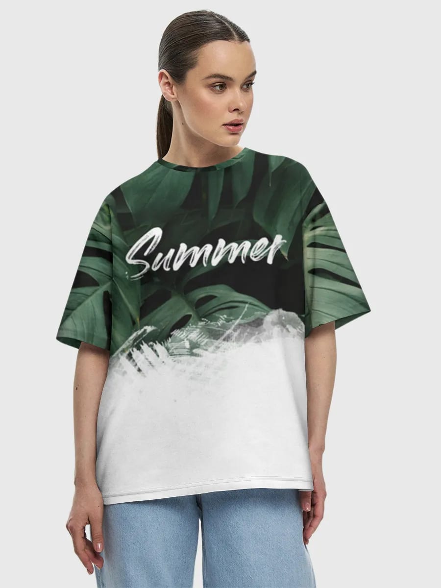 Sommerliche Tropenblätter
