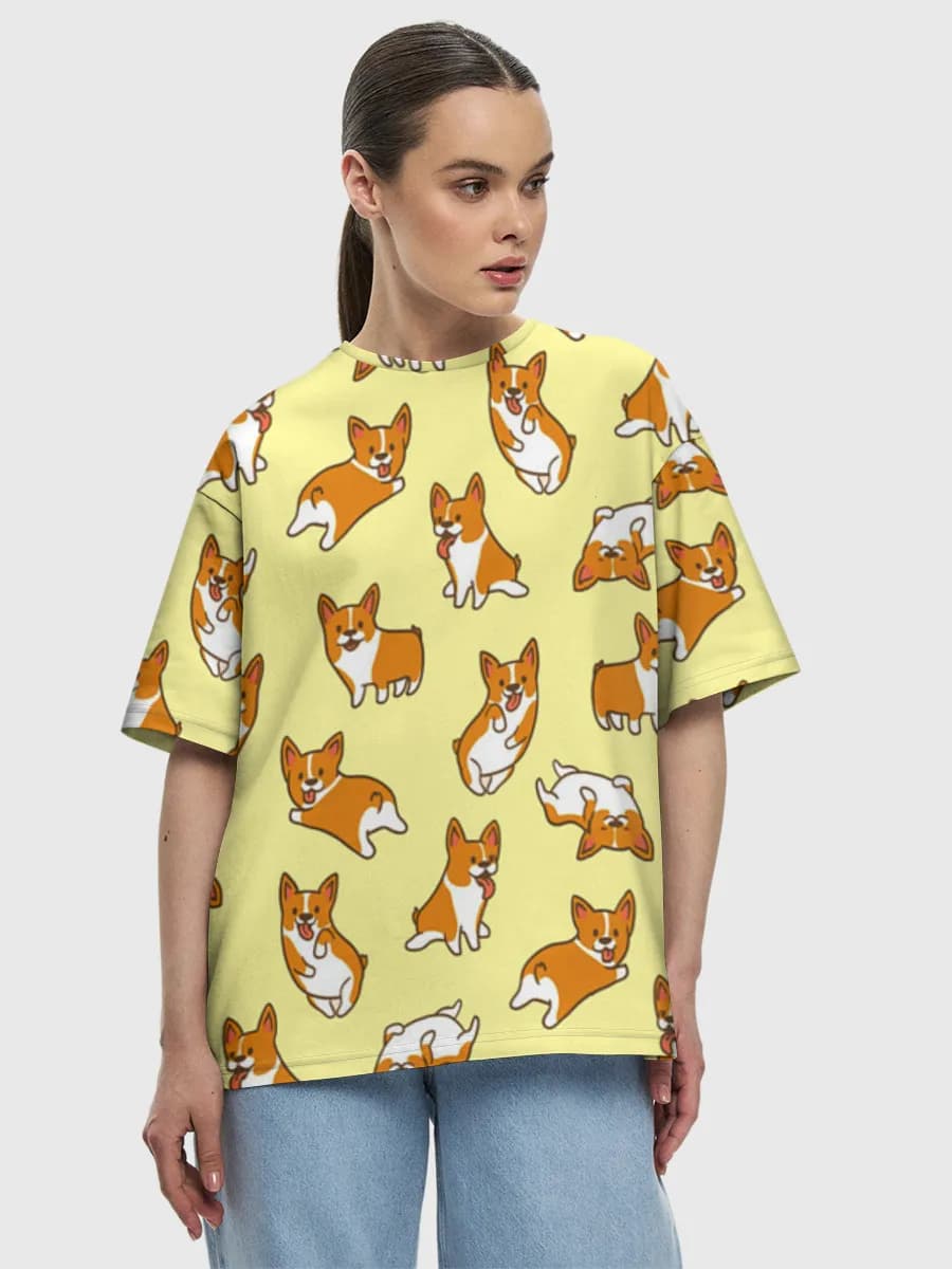 Women's oversized cotton T-shirt