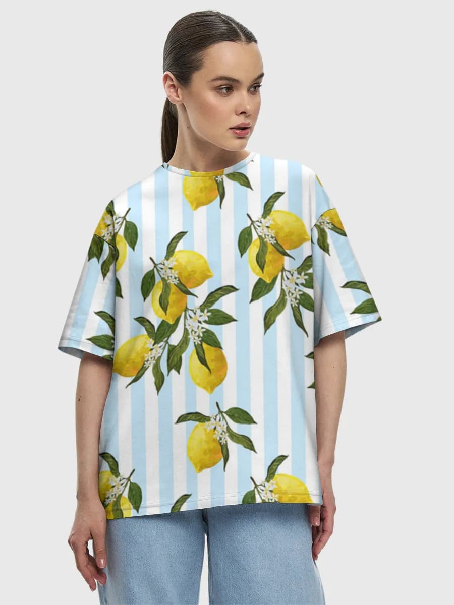 Women's oversized cotton T-shirt