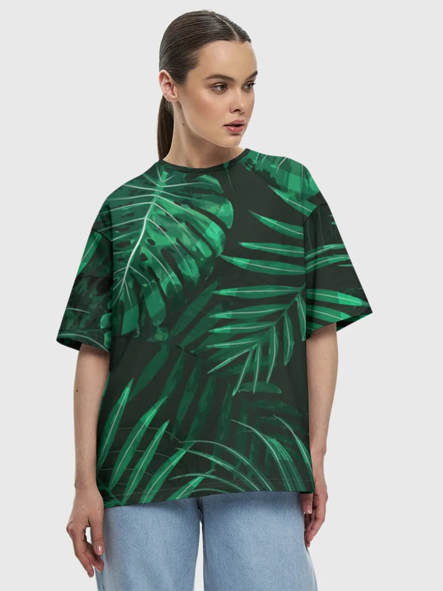 Women's oversized cotton T-shirt