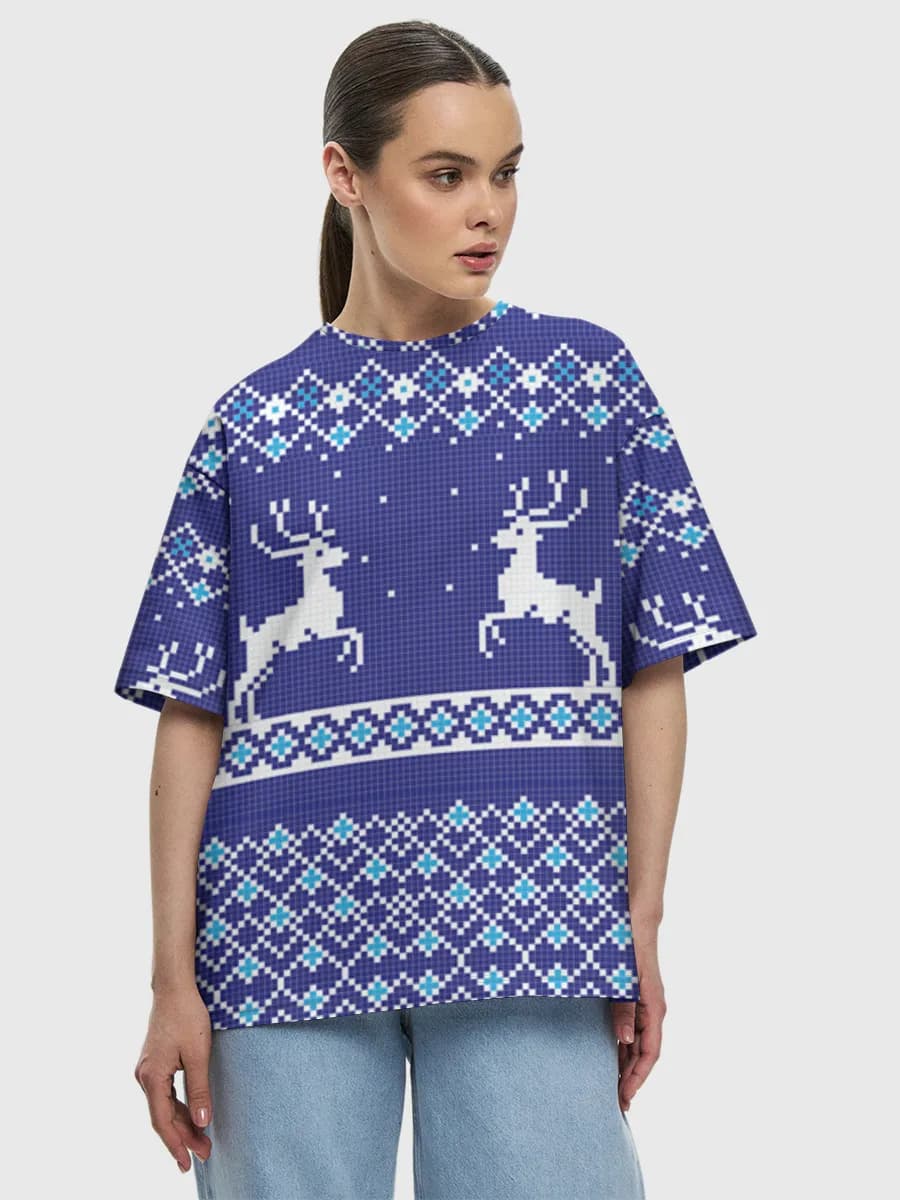 Women's oversized cotton T-shirt