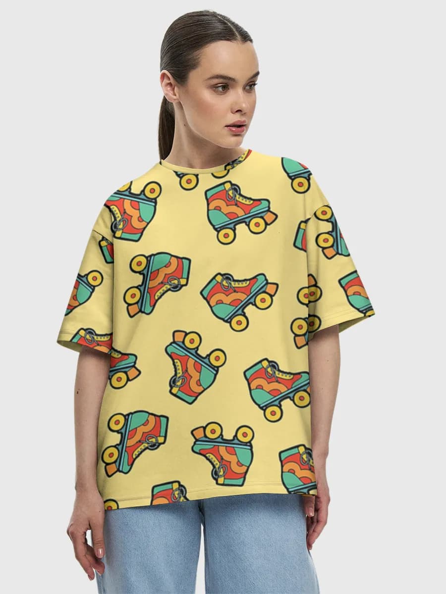 Women's oversized cotton T-shirt