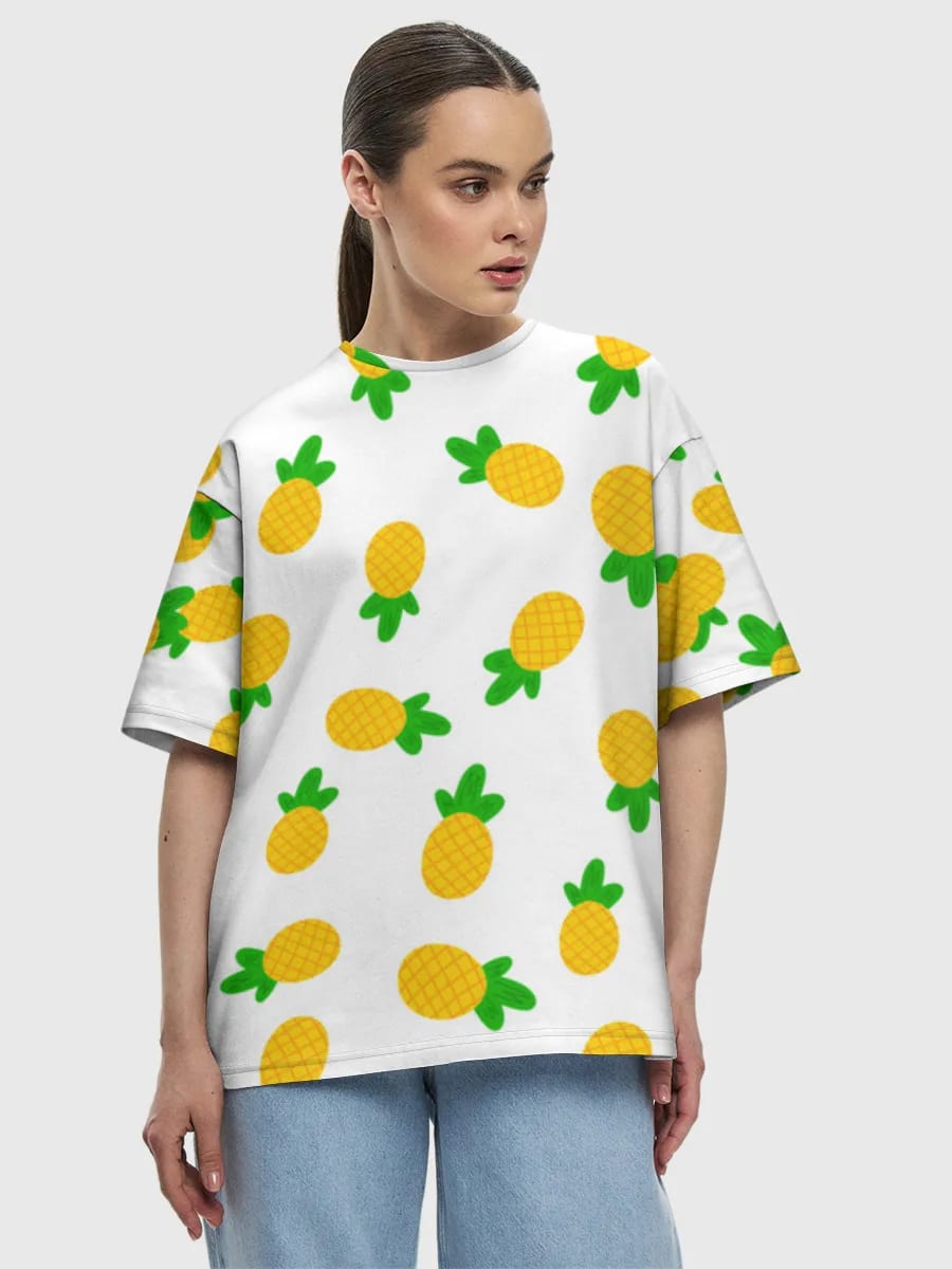 Niedliche Ananas-Doodles
