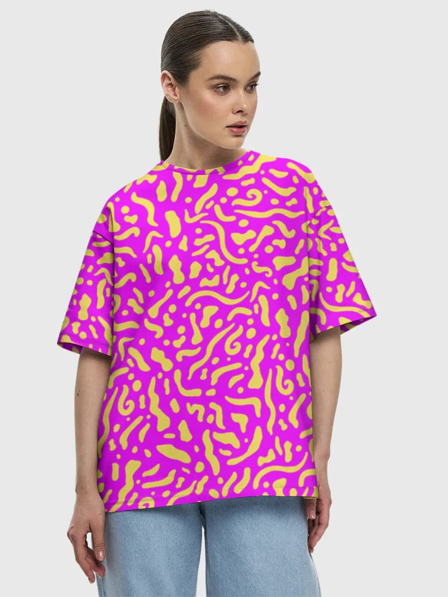 Women's oversized cotton T-shirt