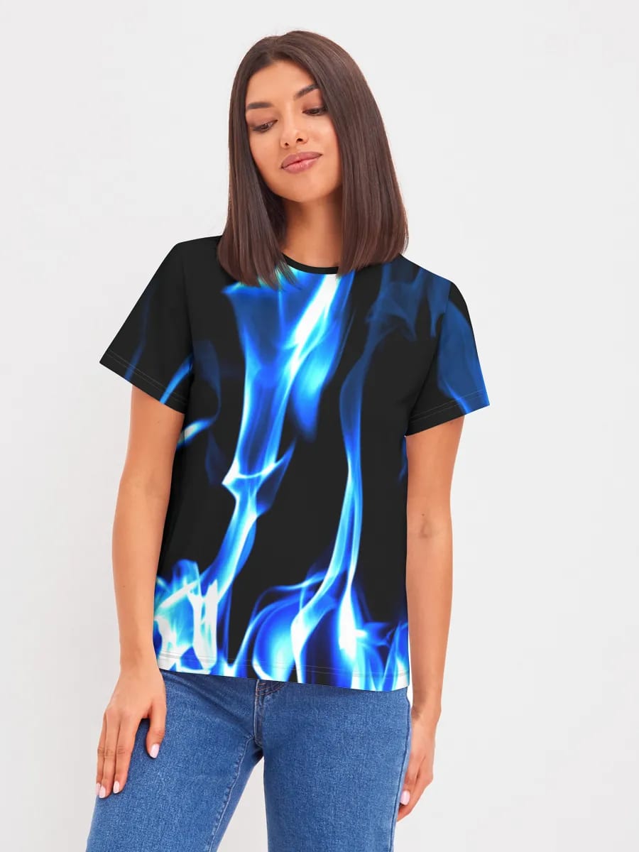 Elektrisch blaue Flammen