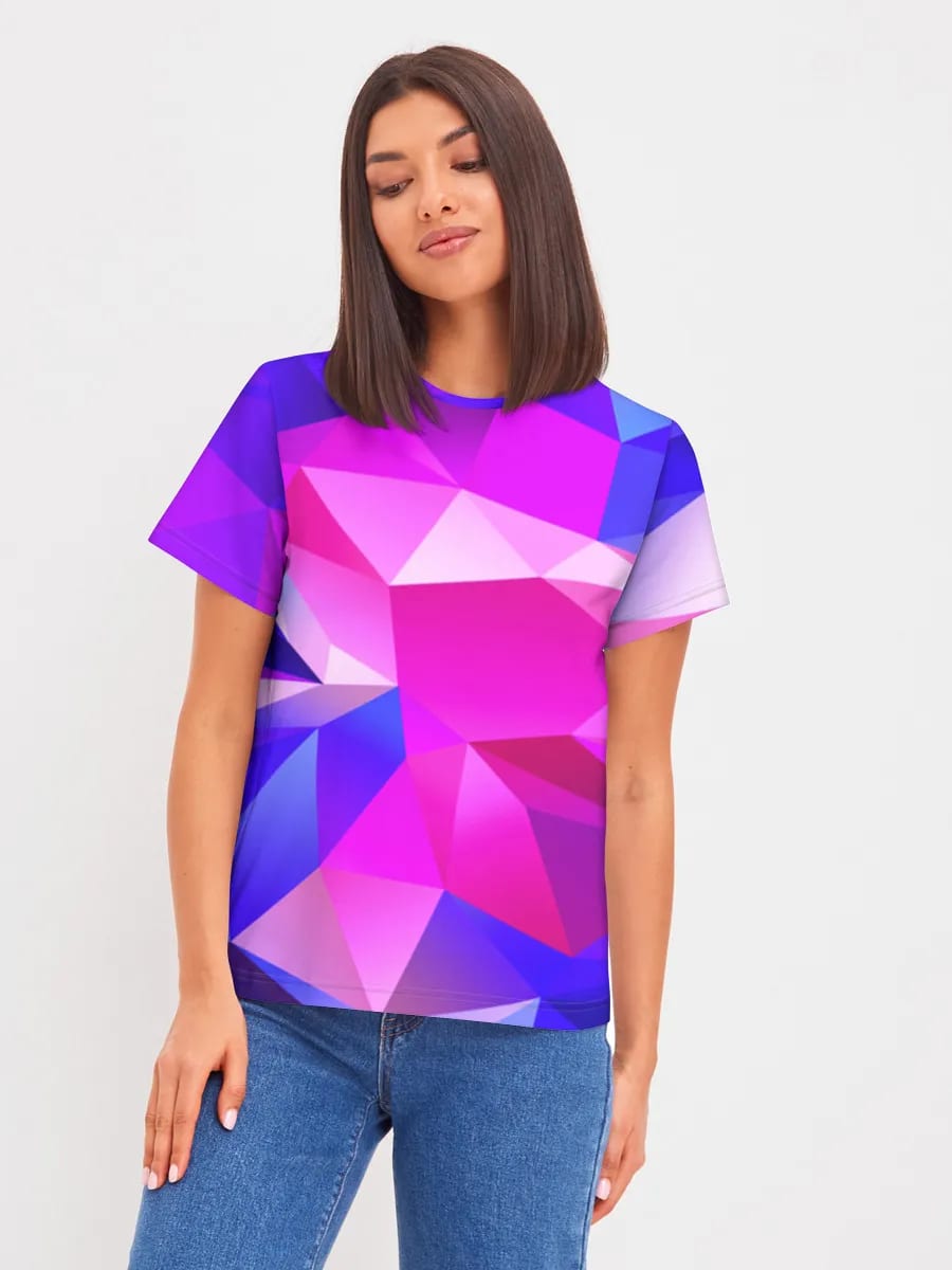 Neon Polygon-Farbverlauf