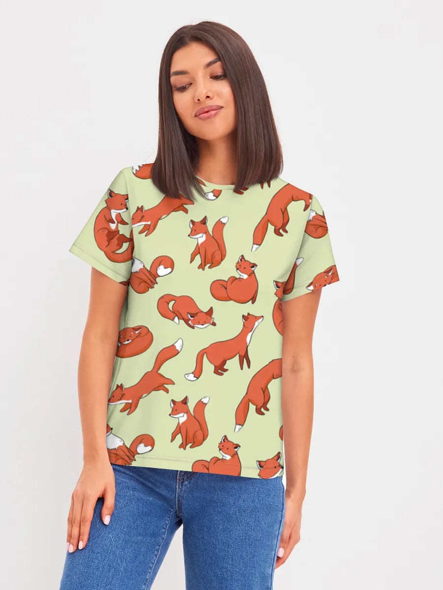 Verspielter Fuchs-Print