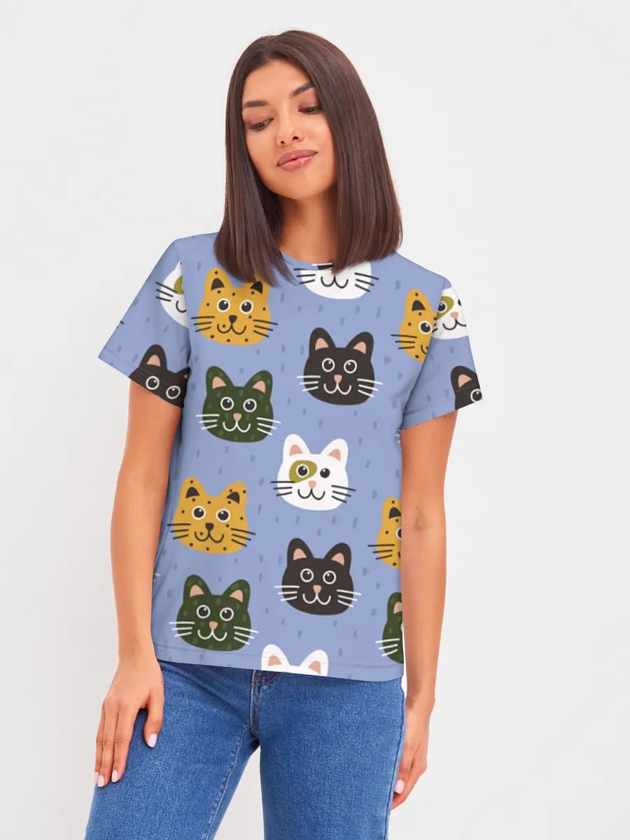 Women's basic cotton T-shirt