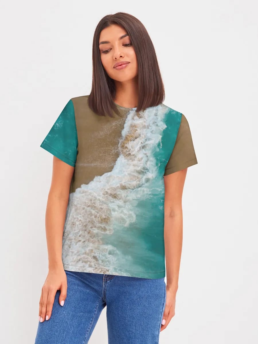 Türkise Surf-Küste