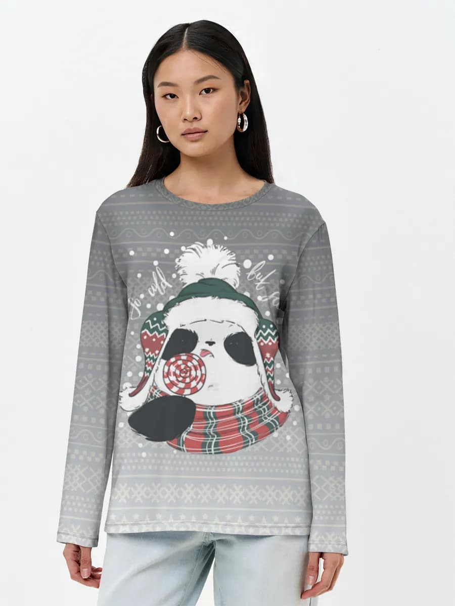 Women's long sleeve shirt. Cotton