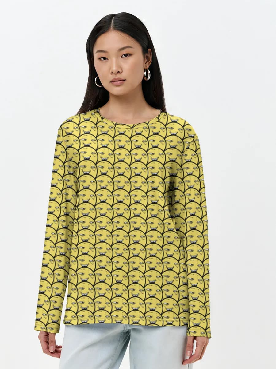 Women's long sleeve shirt. Cotton