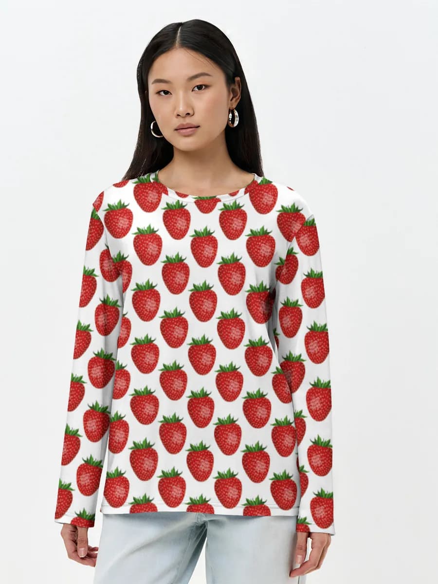 Women's long sleeve shirt. Cotton