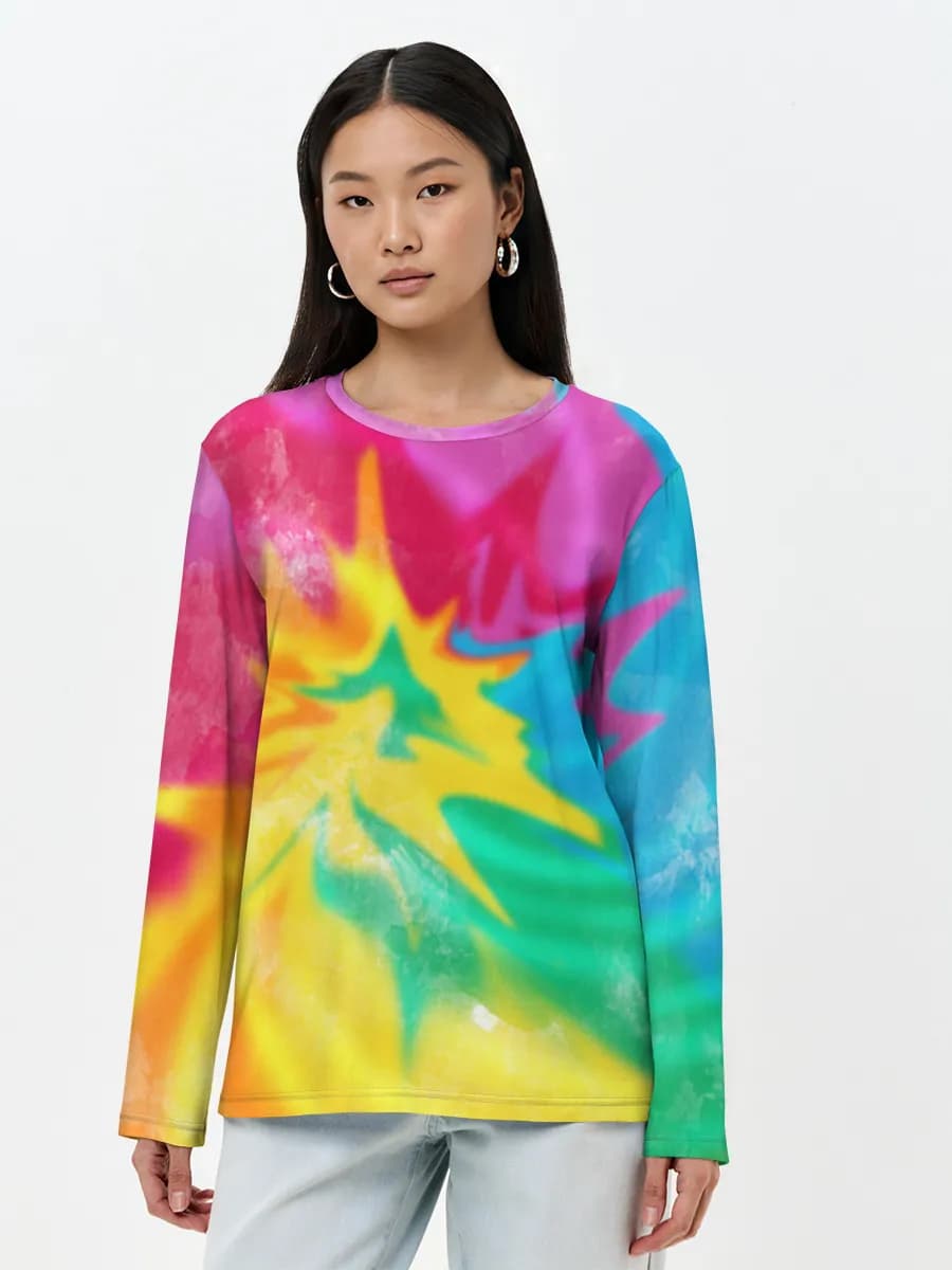 Women's long sleeve shirt. Cotton