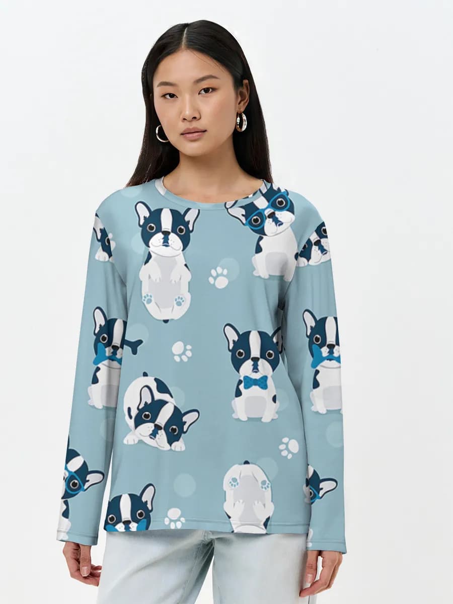 Women's long sleeve shirt. Cotton