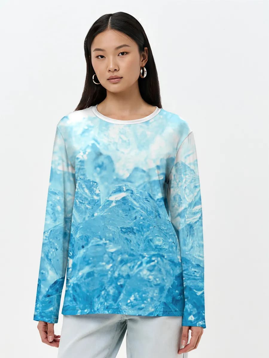 Women's long sleeve shirt. Cotton