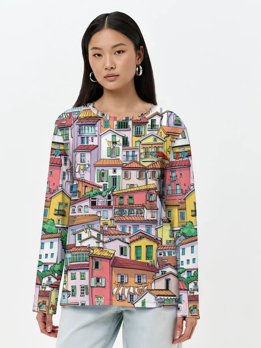 Colorful Mediterranean Village