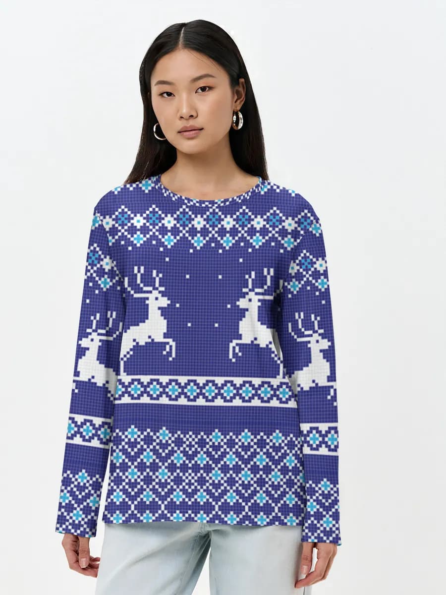Women's long sleeve shirt. Cotton