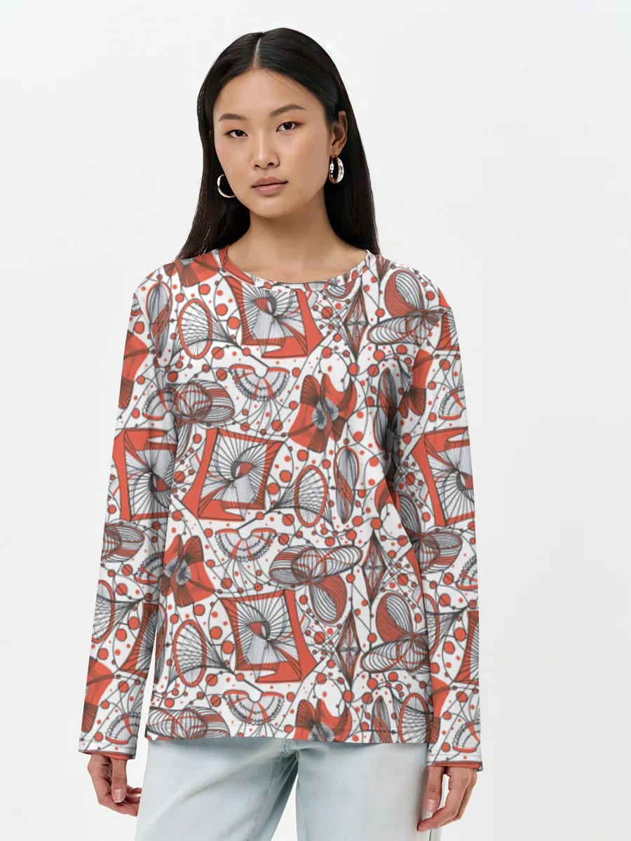 Motifs Floraux Abstraits Rétro