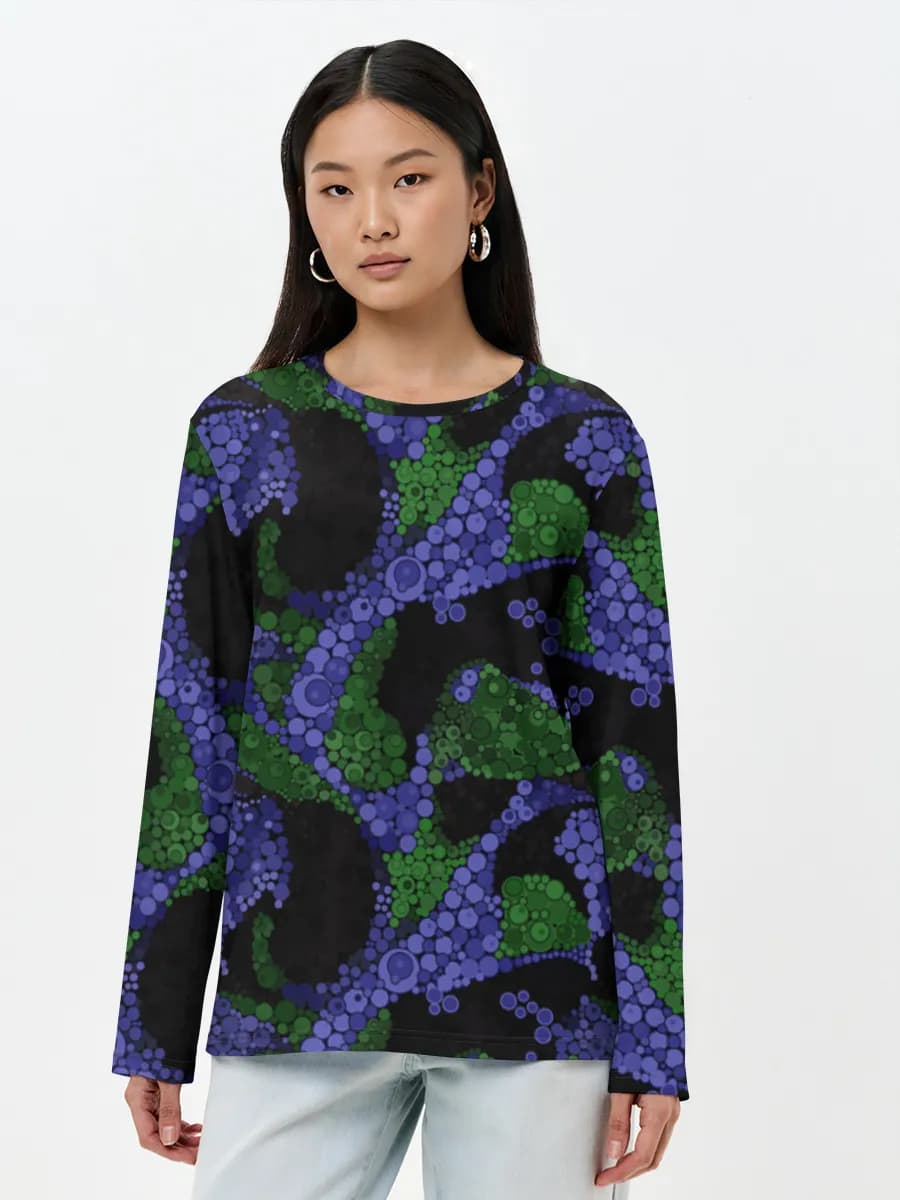Women's long sleeve shirt. Cotton