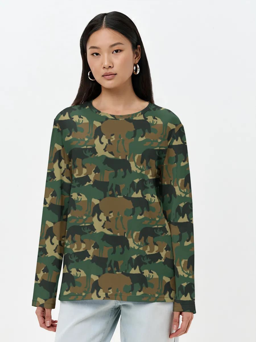 Women's long sleeve shirt. Cotton