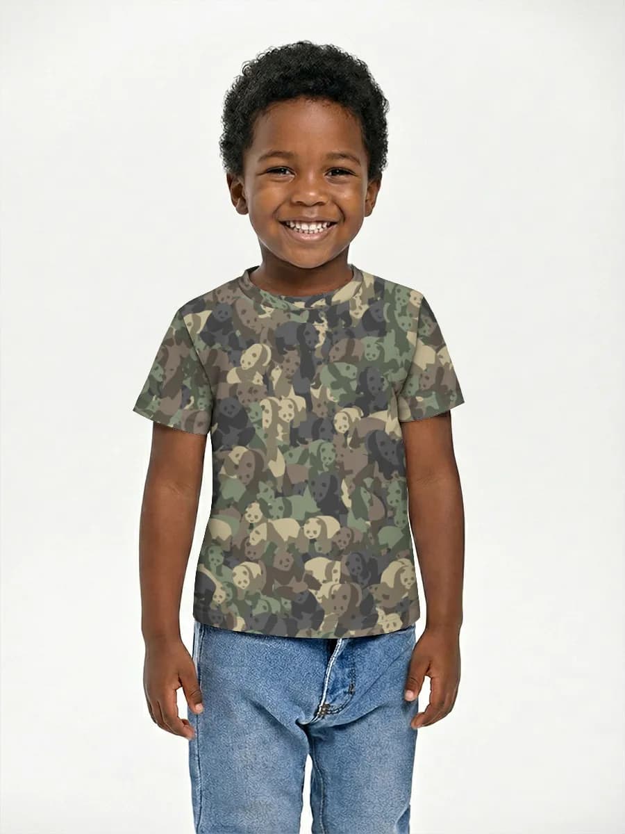 Boys' basic cotton T-shirt