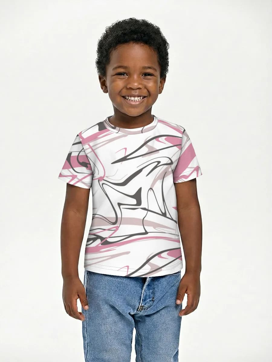 Boys' basic cotton T-shirt