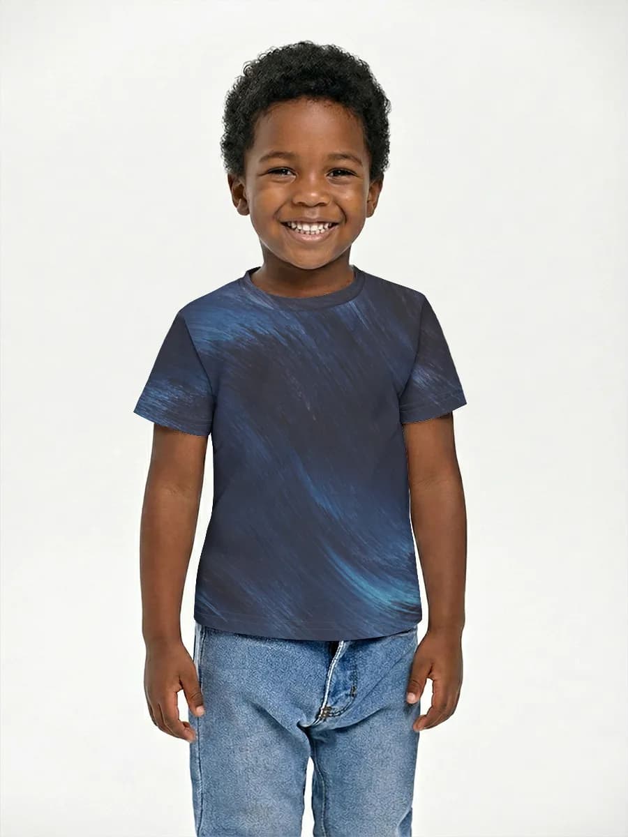 Boys' basic cotton T-shirt