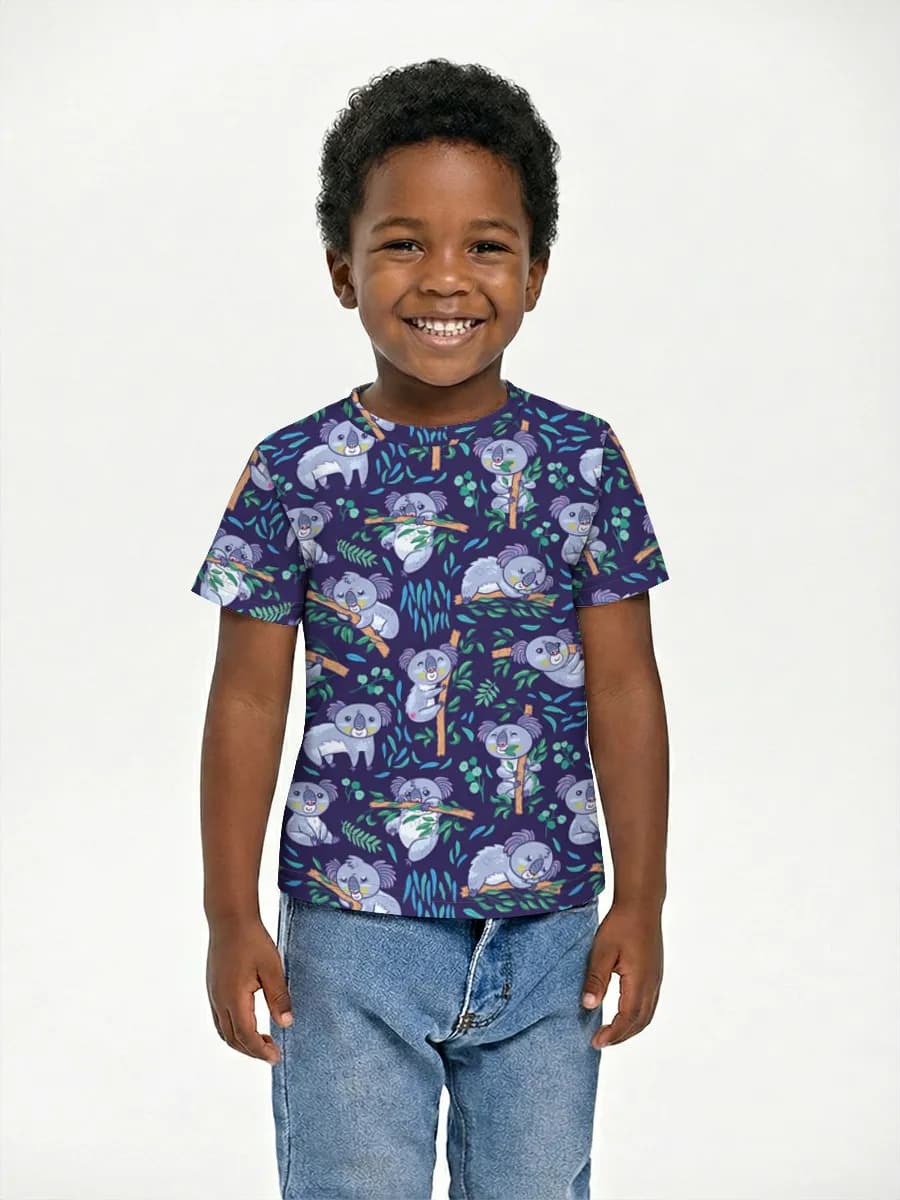 Camiseta Básica de Algodón Niño