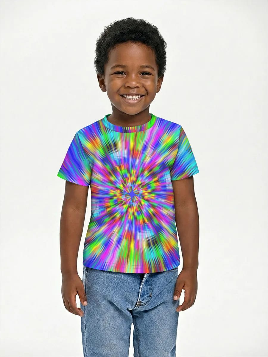 Rainbow Psychedelic Starburst