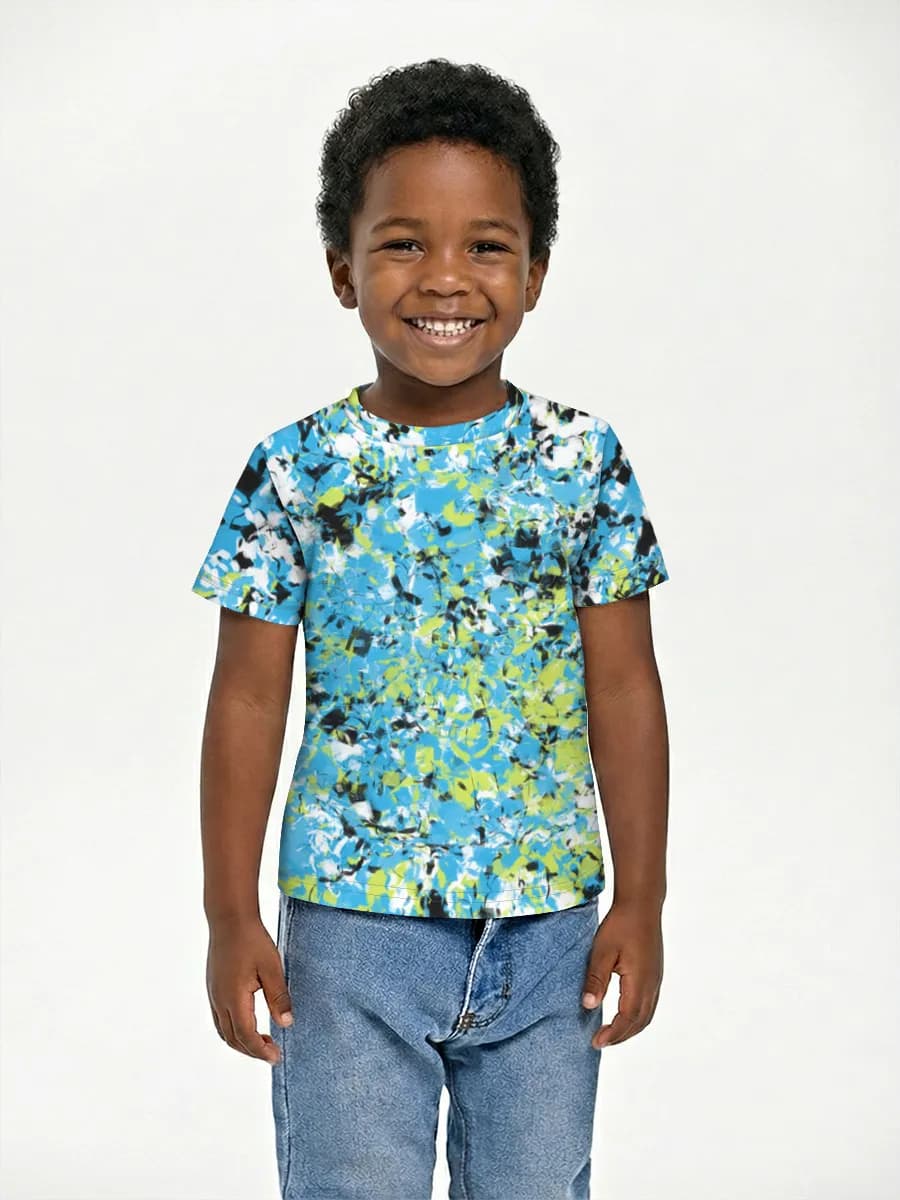 Boys' basic cotton T-shirt